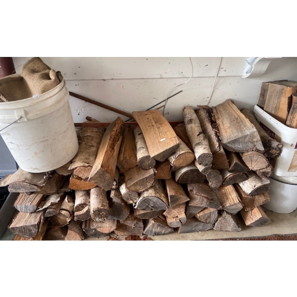 Wood Pile Cut Wood