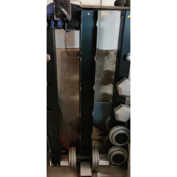 Dumbell Stand 29 W X 50 T,  Additional Weights Included Not Shown on Stand, See Pictures