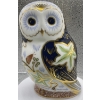 Image 1 : Gorgeous English Royal Crown Derby Bone China Persian 'Twilight Owl' Figurine - 7In Tall