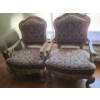 Image 1 : Pair of Upholstered Arm Chairs 23 W, 23 D, 41 T 