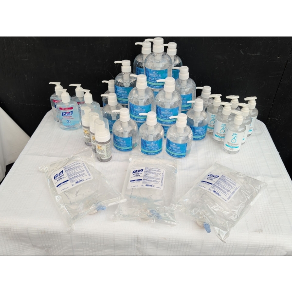 NEW Commercial Hand Sanitizer Supply - Purel Clince & SILU 