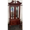 Image 3 : Cherry Stained China Cabinet (19" X 36" X 84")