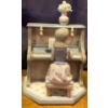 Image 1 : LLADRO Porcelain 'Girl At Piano' 6.5x8.5