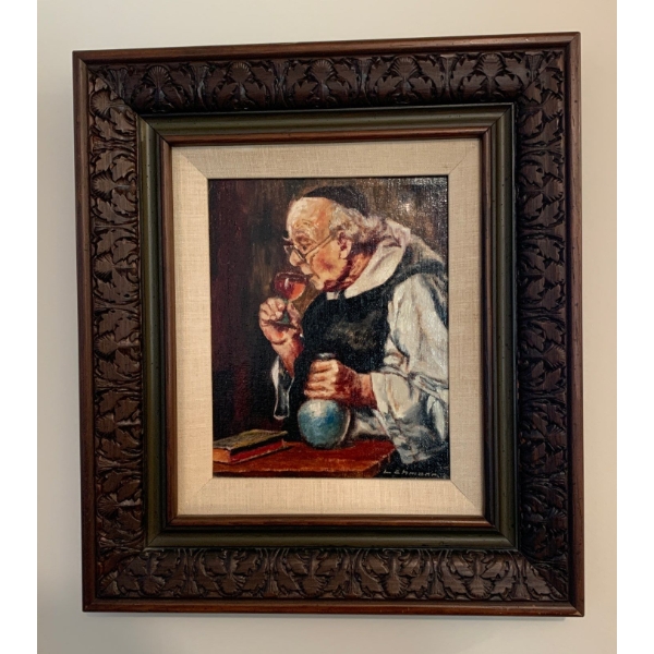 Religious Art 16x18 Oil on Canvas Artist Unknown