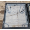 Image 3 : Two Metal and Glass End Tables 24 W. 24 D, 22 T, Ikea Shelving 36 W, 15 D, 28 T