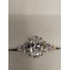 Image 3 : Engagement Ring Yellow Gold , 3.38G 1*203 CARAT CENTER DIAMOND , 6*0.42 CARAT DIAMONDS .