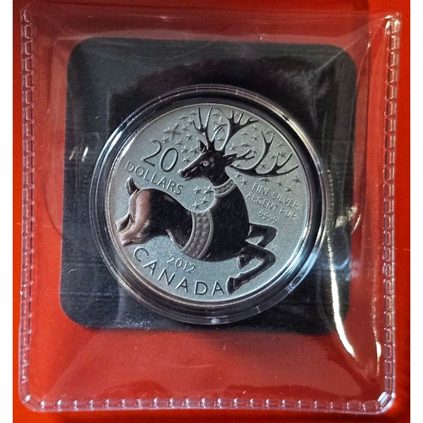 2012 $20 for $20 Magical Reindeer - 99.9% Fine Silver Coin - #3