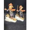Image 3 : Hummel Figurines: Pair of Skiers 4 W, 2.5 D, 6 T (Broken Hand) and 3.5 W, 2.5 D, 5.5 T 