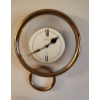 Image 2 : Seiko Clock 11" Face, 14 T, Two Lamps 6.5" Base, 26.5 T to Top of Finial, Table 9.5" Diameter, 24 T