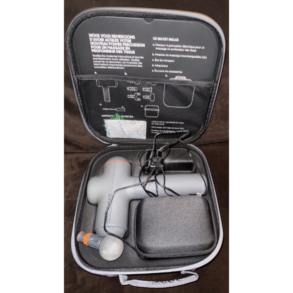 Sharper Hand Held Power Percussion Deep Tissue Massager  Relieves Tension Battery Operated