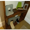 Image 4 : Small Book Shelf w/Assortment of Goodies- Hats, Pen, Wall Hanging, Wallets & More  24"w x7"d x 54"t