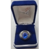 Image 1 : Mens School Ring w/ Blue Stone - Stamped Jostens Ltd.