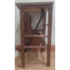 Image 5 : Vintage Wooden Stool/ Seat / Ladder w/ assortment of House & Home Items LCD TV ModelNo: VS12115-2M