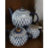 Image 1 : Teapot 7 T Made in Russia w/ Cream and Sugar Servers