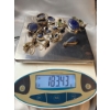 Image 9 : 4 Stamped .925 Lapis Lazuli Necklaces With Pendant