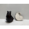 Image 2 : Chalk Decor, Brown Bear with Stump Ashtray and Panda Wall Hanging