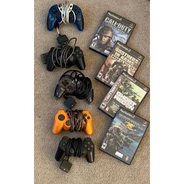 PS2 Games & Controllers