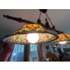 Image 4 : Tiffany Style hanging light with 2 shade nice dining room light .