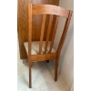 Image 4 : Dinner Table w/ 4 Upholstered Chairs & 2 Leaf Extenders 39x47x29