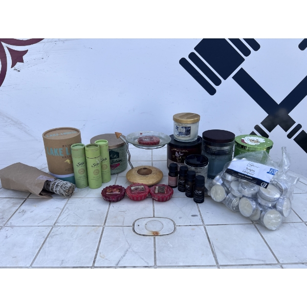 Scented Candles, Wax Melts, Essential Oils & Accessories