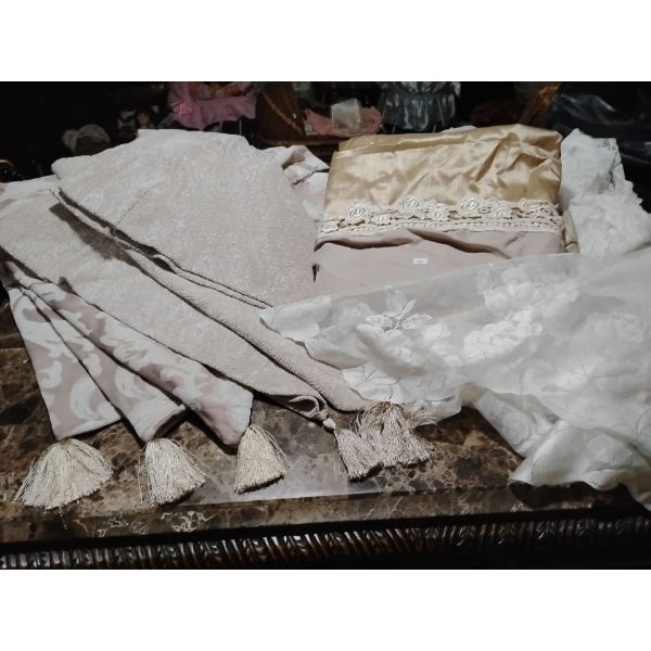 Luxury Linens - Curtains Valence Decorative Ties & More