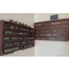 Franklin Mint Pair of Miniature Replica Trains in Display Shoves  21 w, 12 h