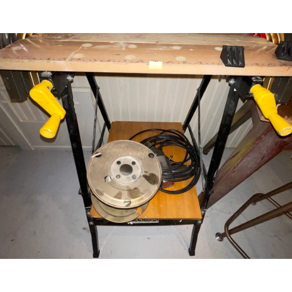 Shop Essentials - Adjustable Saw Horses Step Ladder Electrical Wire & More 