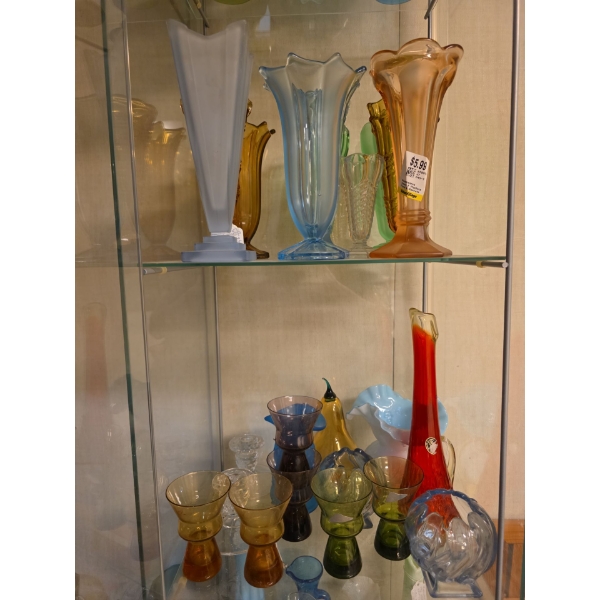 Colourful Glass Vases