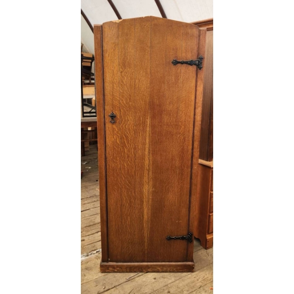 Fleet Furniture Wardrobe with Mirror, 70H x 27.5Wx 16D Inches