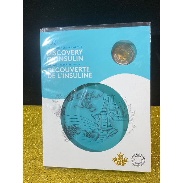 2021 100th Anniversary of the Discovery of Insulin Coin Set