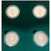 Image 5 : 1999 Cats of Canada 50 Cent Coin Set 92.5% Silver 37.2 Grams