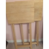 Image 6 : Wooden Furniture Including Bookshelf and Folding Tables