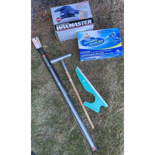 Automobile Detailing Kit - Air Polisher, Scraper, Squeegie & More