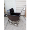 Image 3 : Metal Doll Pram with White Handle and Plastic Canopy