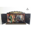 Image 2 : 1960s Barbie and Ken in Handcrafted Armoire, Including Handmade Clothing 20'h x 23'w