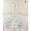 Image 2 : Drinkware Set Includes A Glass Pitcher And Multiple Matching Tumblers Tumblers, & "Spirale" serving.