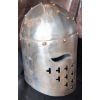 Image 2 : Templar Crusader Knight Helmet - Great Helm 10x15