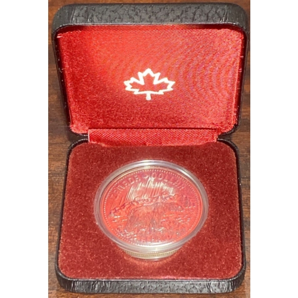 1980 Transfer of the Artic Islands Proof Silver Dollar 50% Silver 23.33 Grams