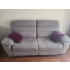 Image 1 : Grey 2 Seat Sofa w/ Electric Control Footrest 82 W, 33 D, 36 T 