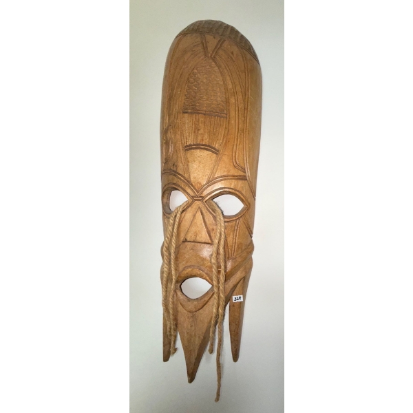 African Wood Mask 29T