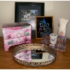 Image 1 : Desk Decor - Mirrored Tray Trinket Box China Vase & More