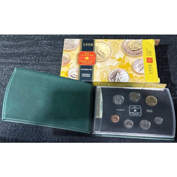 1998 Canadian Specimen Coin Set
