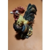 Image 1 : Rooster Resin Statue with Sunflowers on Base 24 T,  12 L, 12 W