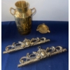 Image 4 : Collection Of Vintage Brass Decor Items 10T