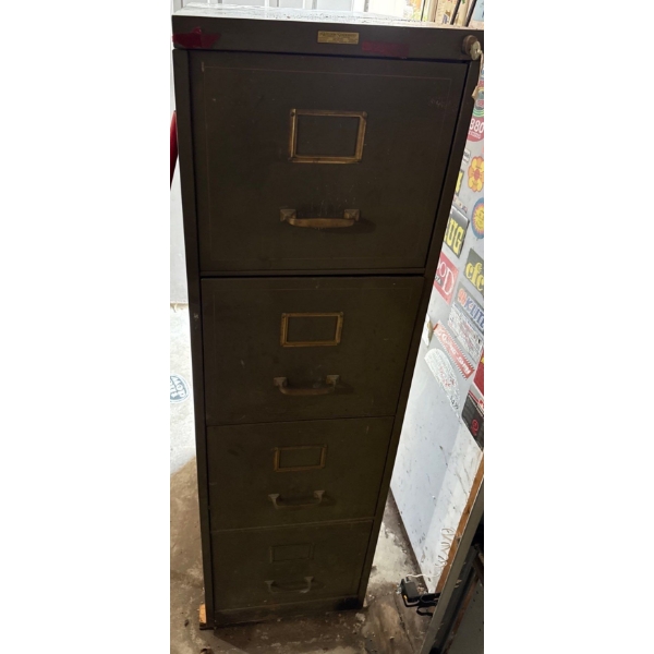 Metal Filing Cabinet - 16W, 25D, 53T 