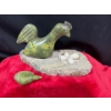 Image 5 : Inuit Northern Bird, Chick, and Nest Soapstone Carvings 11Wx6H