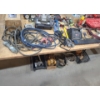 Image 1 : Milwaukee Cordless Grease Gun, Motomaster Charger, Hoist Chains and Shop Table