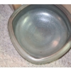 Image 10 : Decor: Rose Basin 17 and Vase 6 T, Red Brandy Glass12 T, Trays and More!