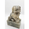 Image 3 : Carved Stone Foo Dogs, 5 Inches Tall