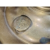 Image 6 : "The Miller Lamp" Brass Oil Lamp and Ornate Pedestal Oil Lamp with Claw Feet